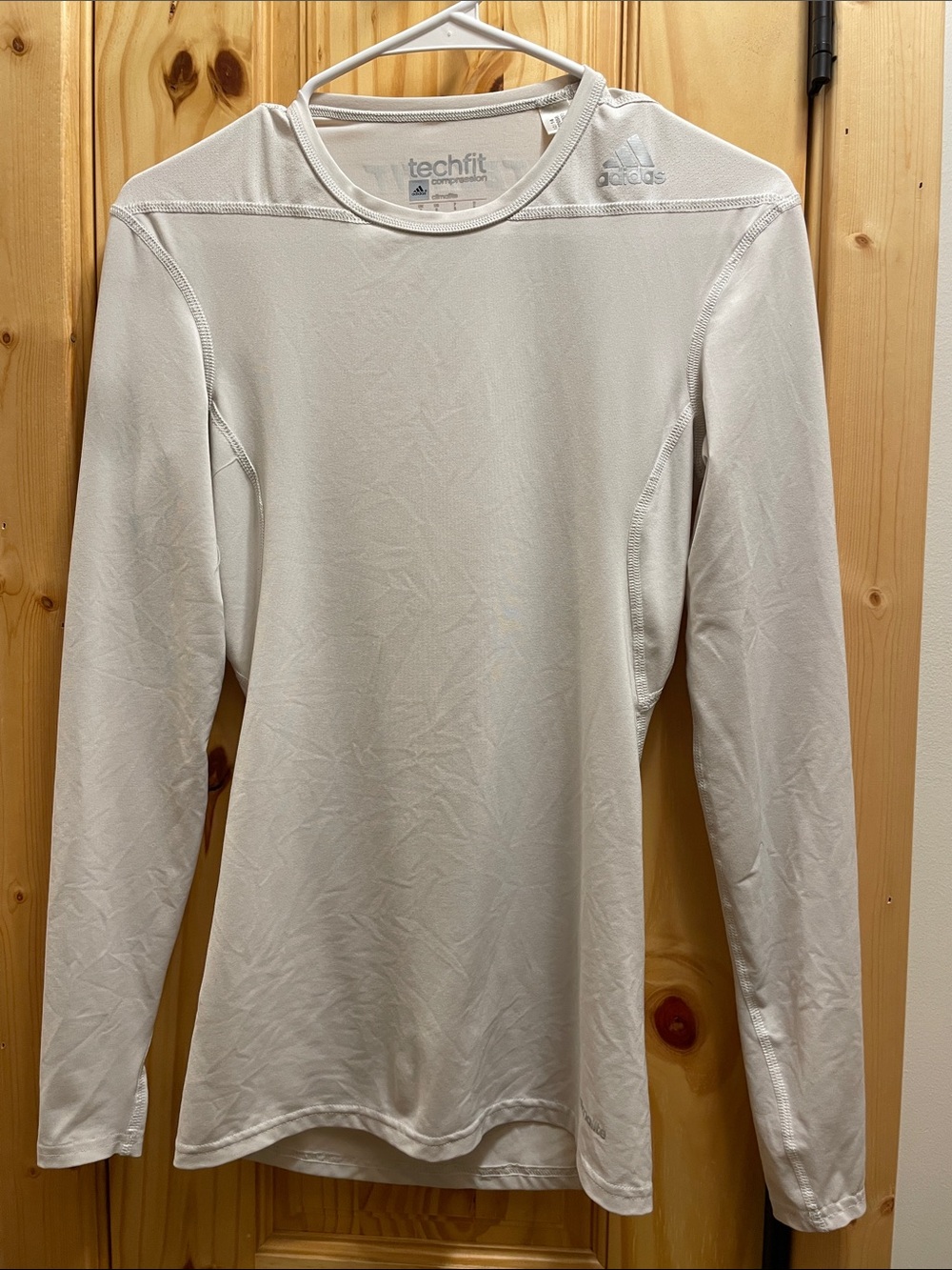 adidas Techfit Long-Sleeve Compression Top (size small)
